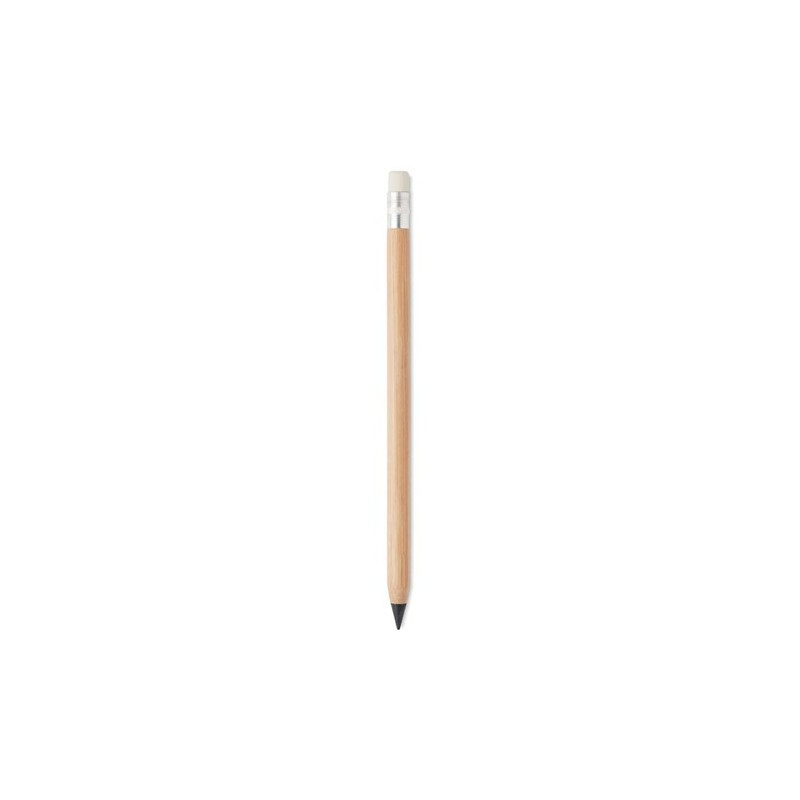 Crayon longue durée sans encre  personnalisé INKLESS PLUS Matières : bambou Couleurs : bois