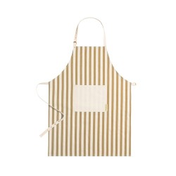 Tablier Éco-responsable Personnalisé en Coton 100% Bio Kuirtel pas cher Matières : coton organique Couleurs : marron