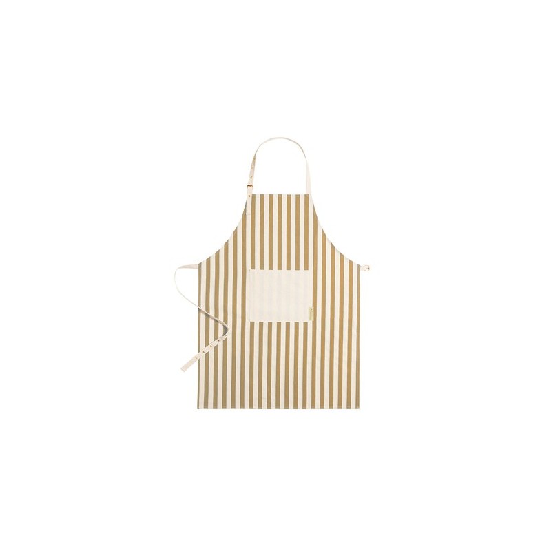 Tablier Éco-responsable Personnalisé en Coton 100% Bio Kuirtel pas cher Matières : coton organique Couleurs : marron