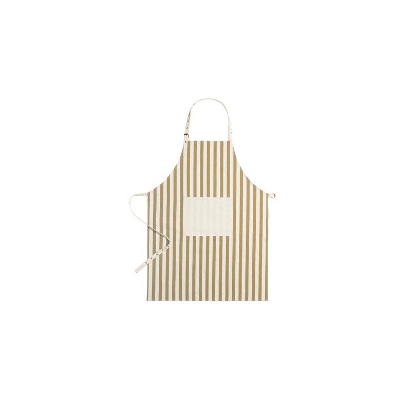 Tablier Éco-responsable Personnalisé en Coton 100% Bio Kuirtel pas cher Matières : coton organique Couleurs : marron cadeau coll