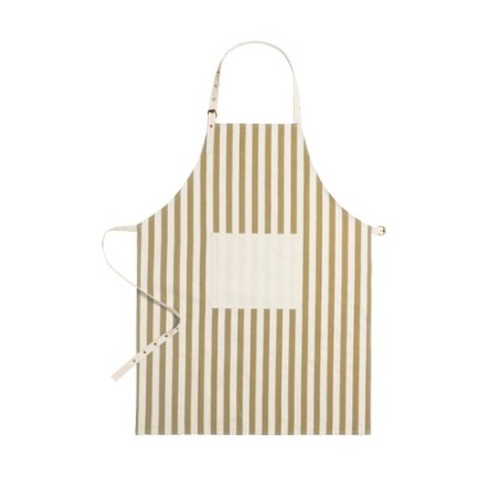 Tablier Éco-responsable Personnalisé en Coton 100% Bio Kuirtel pas cher Matières : coton organique Couleurs : marron cadeau coll