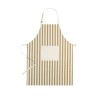 Tablier Éco-responsable Personnalisé en Coton 100% Bio Kuirtel pas cher Matières : coton organique Couleurs : marron cadeau coll