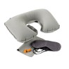 Set de Voyage Confortable Personnalisé avec Oreiller, Masque et Bouchons TRAVELPLUS Matières : PVC Couleurs : gris goodies publi