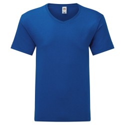 T-Shirt V-Neck Personnalisé Adulte Couleur Iconic Fruit of the Loom