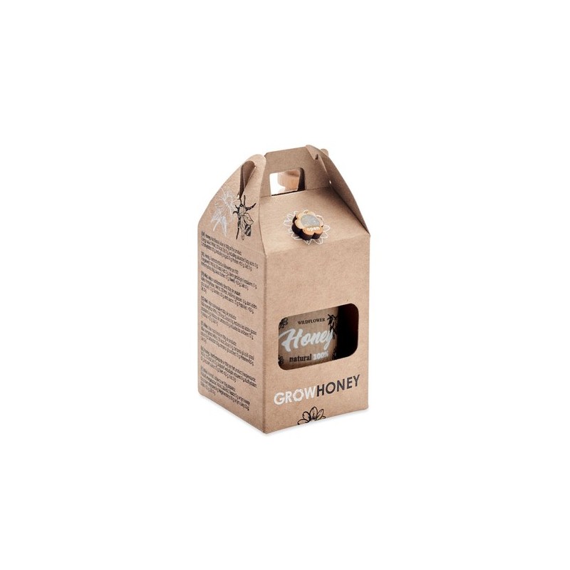 Miel Sauvage Éco-responsable 50g - DAUBER Matières : verre Couleurs : bois