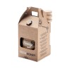Miel Sauvage Éco-responsable 50g - DAUBER Matières : verre Couleurs : bois personnalisable avec votre logo