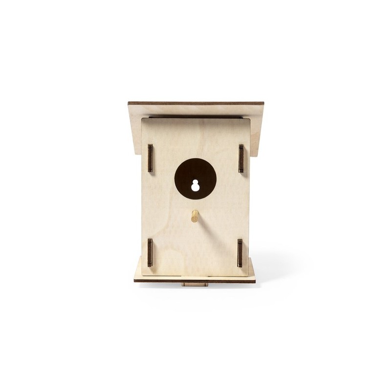 Nichoir en Bois Personnalisé Éco-responsable - Maison d'Oiseau Pecker Matières : bois personnalisable avec votre logo
