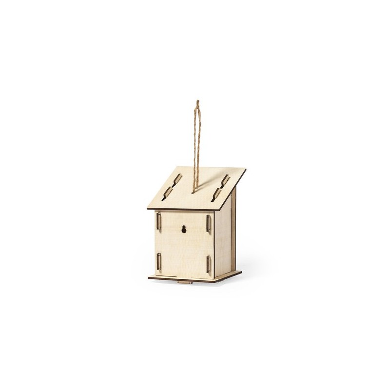 Nichoir en Bois Personnalisé Éco-responsable - Maison d'Oiseau Pecker Matières : bois impression haute définition
