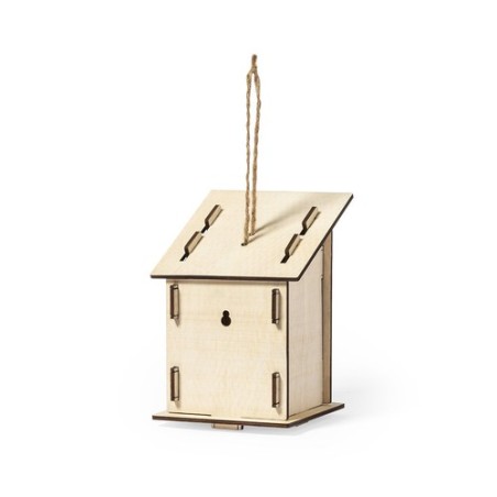 Nichoir en Bois Personnalisé Éco-responsable - Maison d'Oiseau Pecker Matières : bois impression haute définition