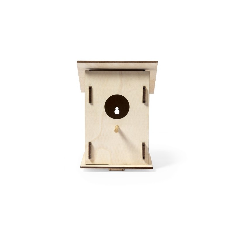 Nichoir en Bois Personnalisé Éco-responsable - Maison d'Oiseau Pecker Matières : bois marquage laser ultra précis