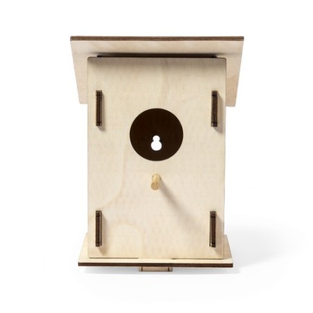 Nichoir en Bois Personnalisé Éco-responsable - Maison d'Oiseau Pecker Matières : bois marquage laser ultra précis