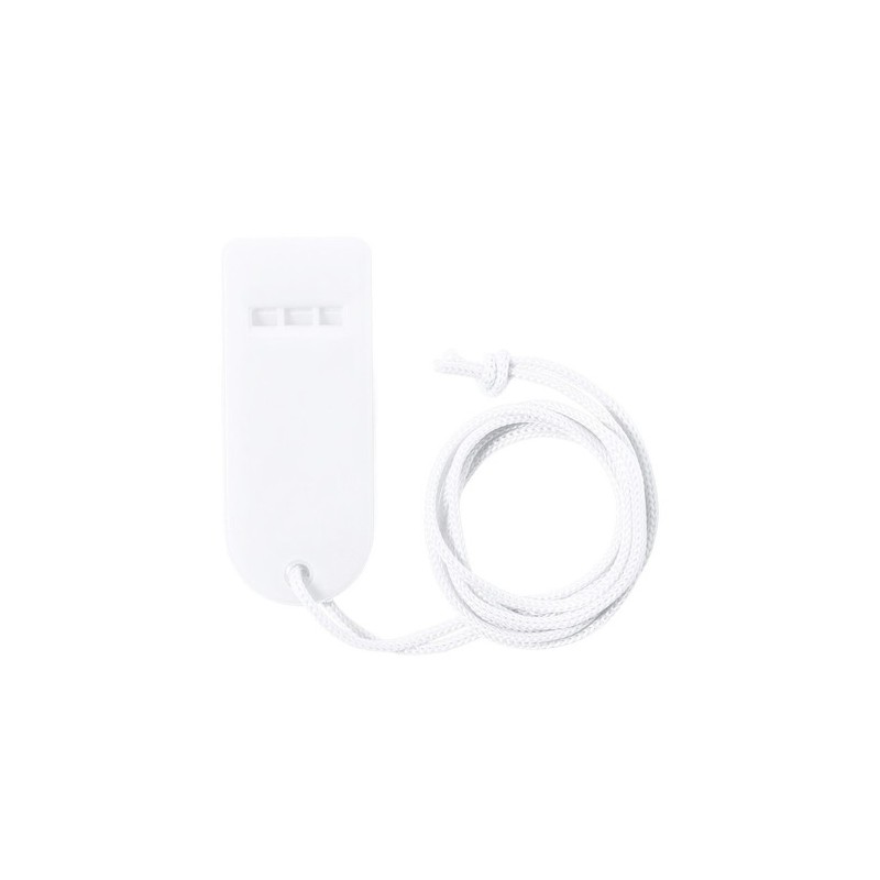 Sifflet Publicitaire Personnalisé Pratique Forlong Couleurs : bleu objet promo petit budget