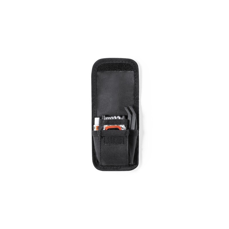 Kit Pratique et Complet de Réparation de Vélo - Gerald Matières : polyester Couleurs : noir