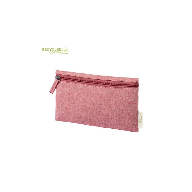 Trousse Éco-responsable Personnalisée Halgar Matières : coton recyclé Couleurs : beige marquage laser ultra précis