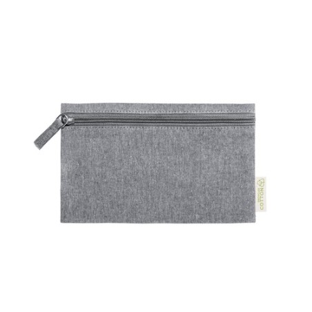 Trousse Éco-responsable Personnalisée Halgar Matières : coton recyclé Couleurs : beige impression haute définition
