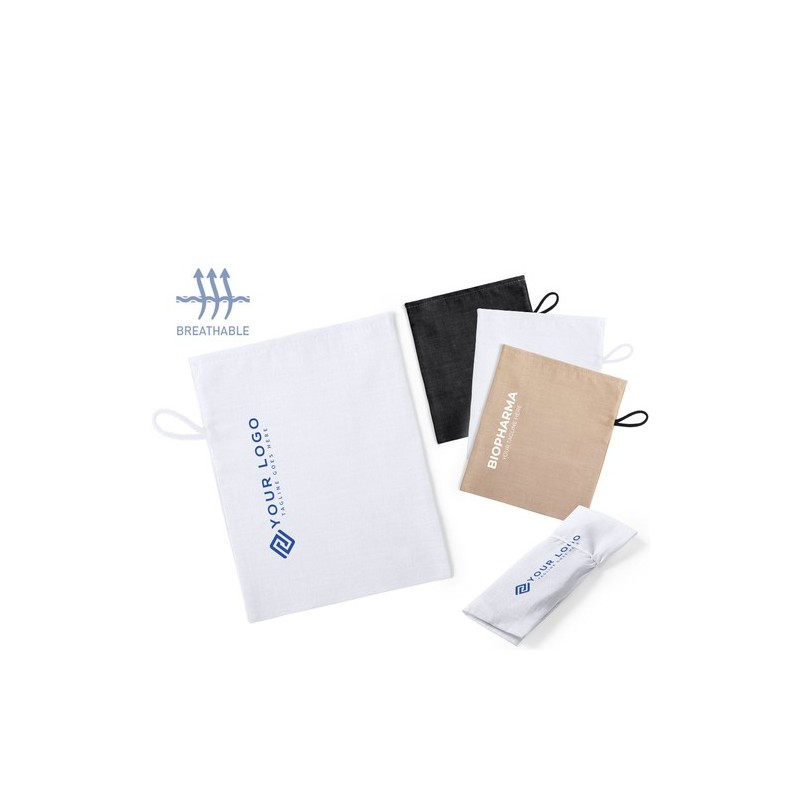 Étui Pratique Personnalisé - Accessoire Claver Matières : coton Couleurs : noir goodies publicitaire événementiel