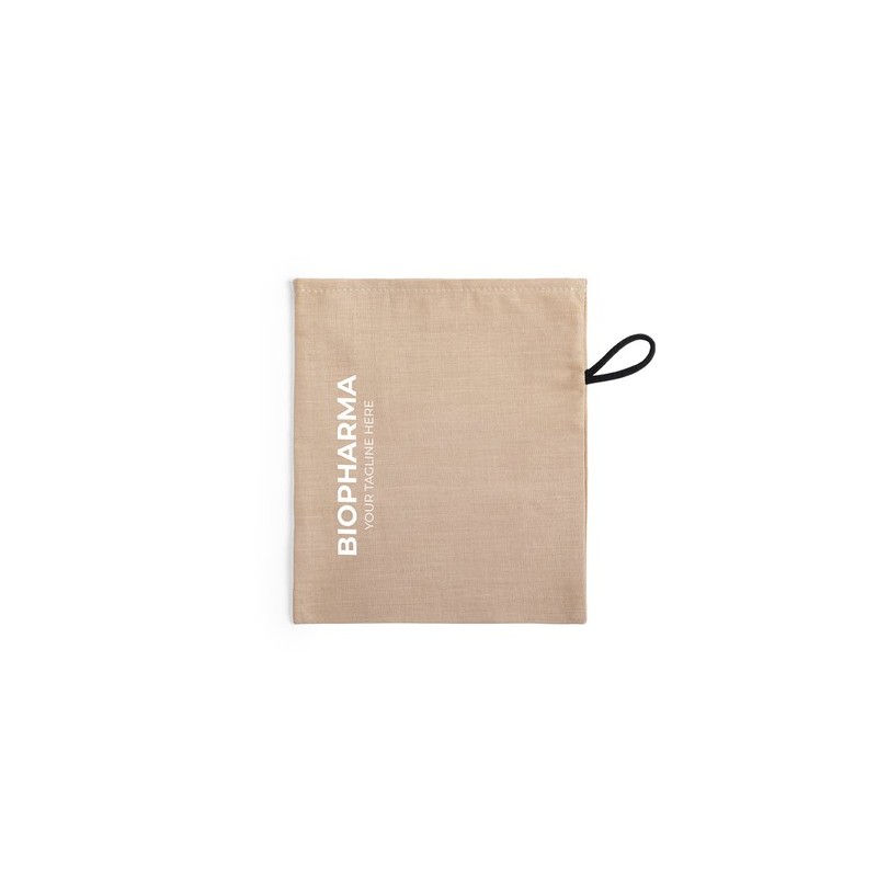 Étui Pratique Personnalisé - Accessoire Claver Matières : coton Couleurs : noir marquage couleur éclatante