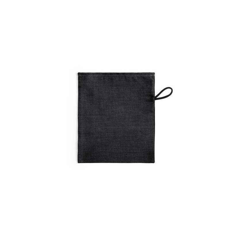 Étui Pratique Personnalisé - Accessoire Claver Matières : coton Couleurs : noir personnalisation sur mesure