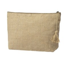 Trousse de Toilette Personnalisée Lindak Matières : jute Couleurs : naturel