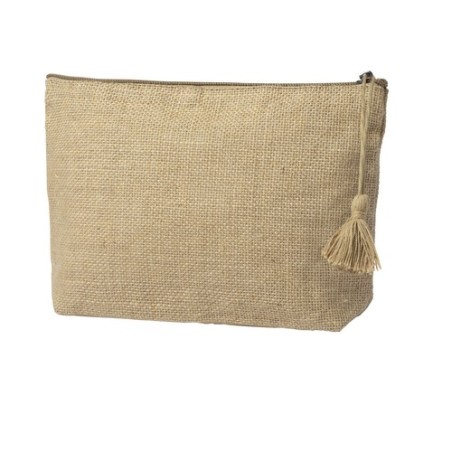Trousse de Toilette Personnalisée Lindak Matières : jute Couleurs : naturel