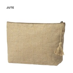 Trousse de Toilette Personnalisée Lindak Matières : jute Couleurs : naturel 2