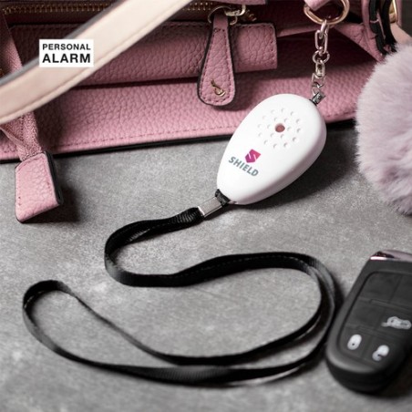 Alarme Personnelle Efficace et Sécurisée Birnal Couleurs : blanc personnalisable avec votre logo