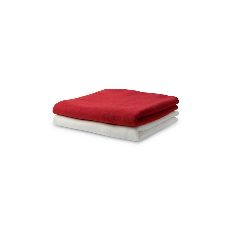Couverture polaire personnalisée confortable et stylée STAVENGER Matières : PET Couleurs : rouge objet publicitaire robuste