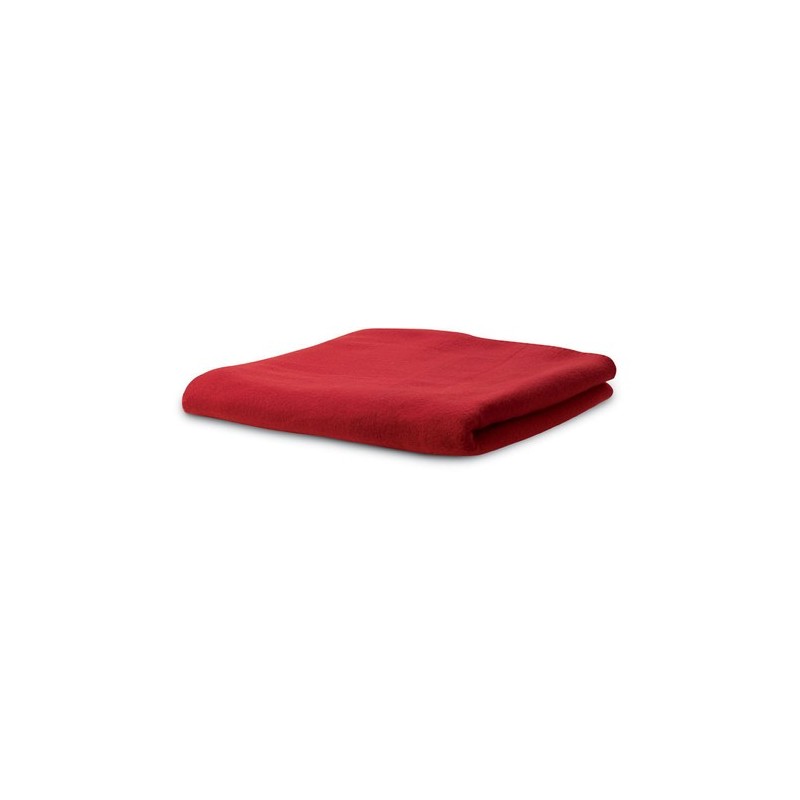 Couverture polaire personnalisée confortable et stylée STAVENGER Matières : PET Couleurs : rouge marquage couleur éclatante