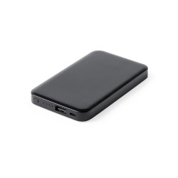 Batterie externe personnalisée 4000 mAh - Objet publicitaire Kustol Couleurs : noir