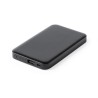 Batterie externe personnalisée 4000 mAh - Objet publicitaire Kustol Couleurs : noir marquage laser ultra précis
