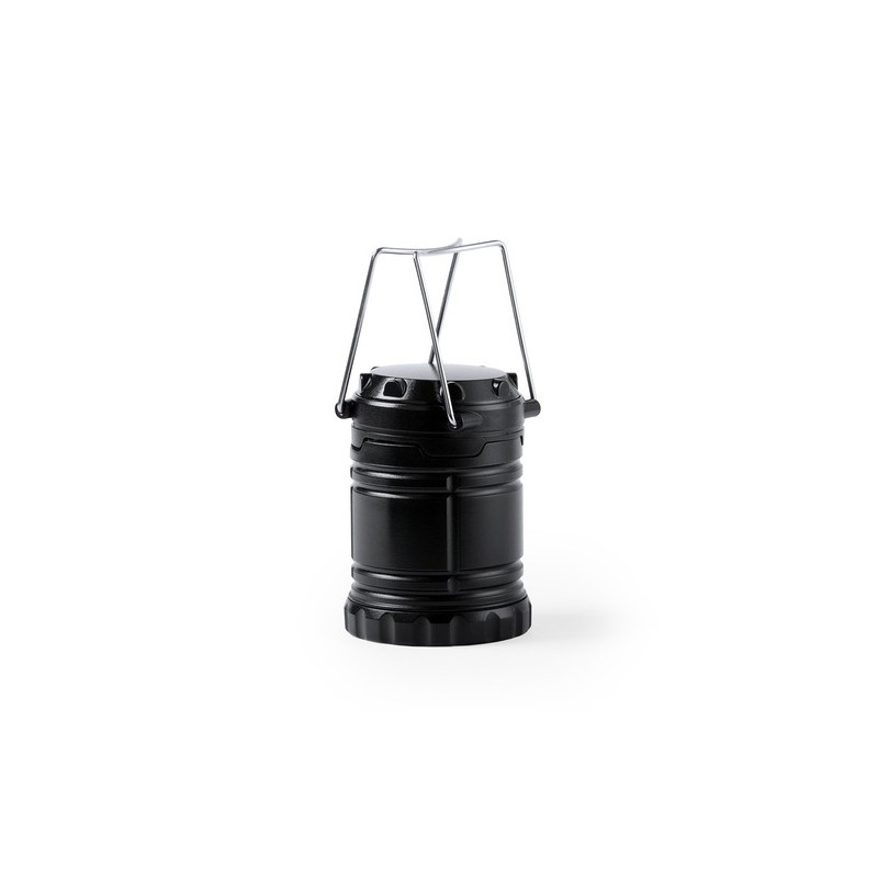 Lampe personnalisée publicitaire Lanterne Demil Couleurs : noir cadeau entreprise pas cher