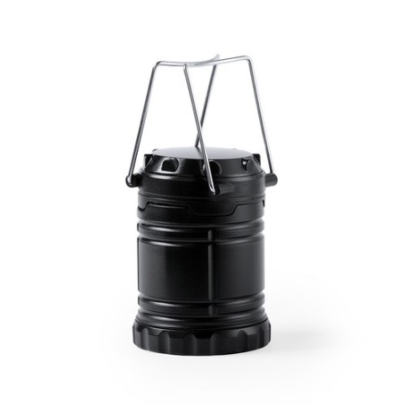 Lampe personnalisée publicitaire Lanterne Demil Couleurs : noir cadeau entreprise pas cher