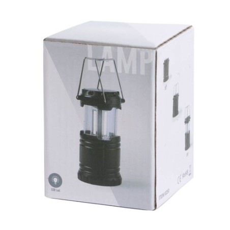 Lampe personnalisée publicitaire Lanterne Demil Couleurs : noir impression haute définition
