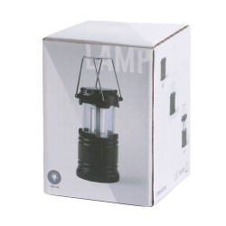 Lampe personnalisée publicitaire Lanterne Demil Couleurs : noir marquage laser ultra précis