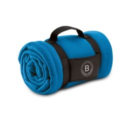 Couverture polaire personnalisée confortable et stylée STAVENGER Matières : PET Couleurs : bleu royal impression logo haute qual