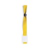 Bracelet Personnalisé Élégant Publicitaire Festak - Accessoire pas cher Matières : polyester Couleurs : jaune cadeau entreprise 