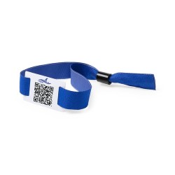 Bracelet Personnalisé Élégant Publicitaire Festak - Accessoire pas cher Matières : polyester Couleurs : jaune personnalisable av