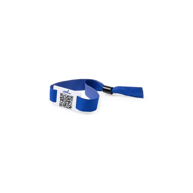Bracelet Personnalisé Élégant Publicitaire Festak - Accessoire pas cher Matières : polyester Couleurs : jaune personnalisable av
