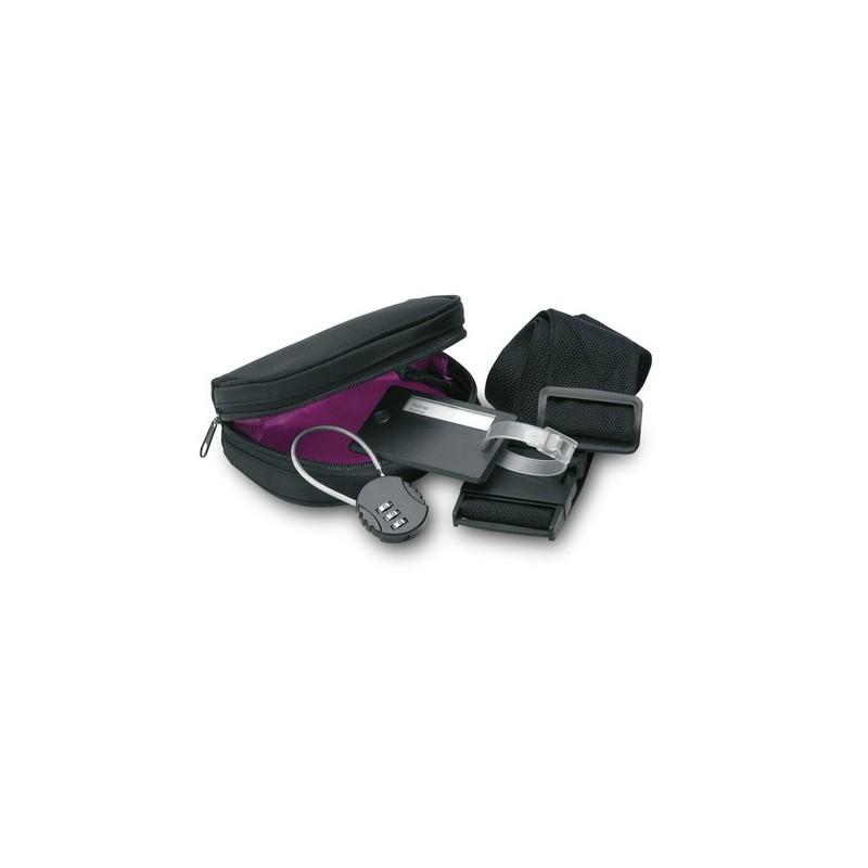 Set de Voyage Personnalisé 3 Pièces TRAVELSUP - Idéal pour vos Déplacements Matières : PET Couleurs : noir