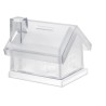 Tirelire maison en plastique personnalisée MYBANK Matières : polystyrène (PS) Couleurs : transparent