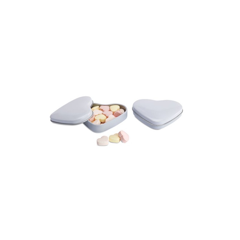 Boîte Cœur Éco-responsable avec Bonbons Personnalisée LOVEMINT goodies publicitaire événementiel