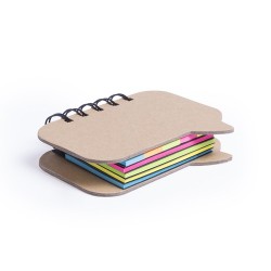 Bloc Notes Éco-responsable et Pratique Personnalisé Lazza Matières : carton recyclé
