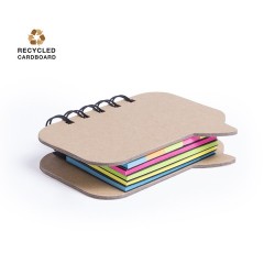 Bloc Notes Éco-responsable et Pratique Personnalisé Lazza Matières : carton recyclé 2