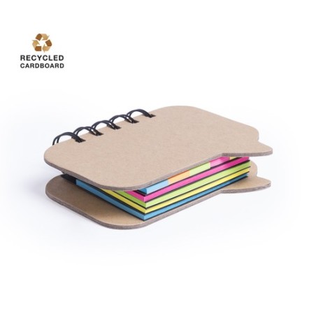 Bloc Notes Éco-responsable et Pratique Personnalisé Lazza Matières : carton recyclé personnalisable avec votre logo