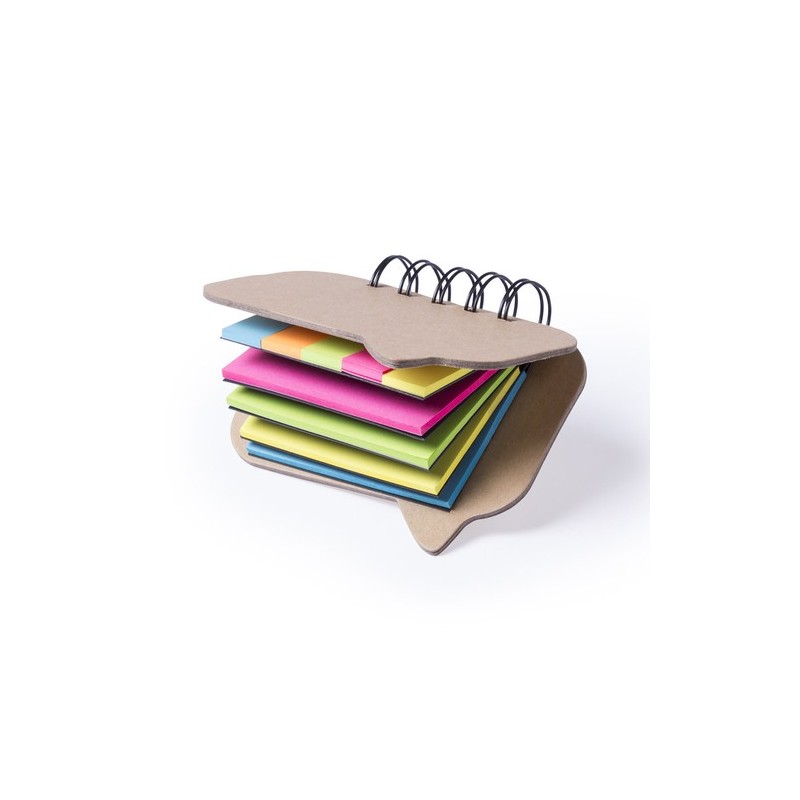 Bloc Notes Éco-responsable et Pratique Personnalisé Lazza Matières : carton recyclé cadeau entreprise pas cher