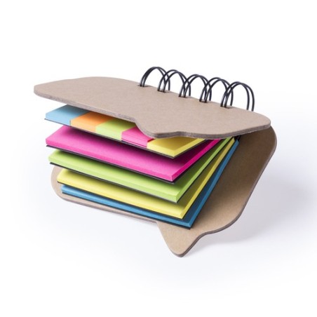 Bloc Notes Éco-responsable et Pratique Personnalisé Lazza Matières : carton recyclé cadeau entreprise pas cher