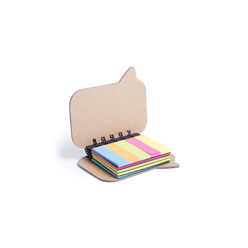 Bloc Notes Éco-responsable et Pratique Personnalisé Lazza Matières : carton recyclé goodies publicitaire événementiel