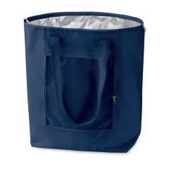 Sac isotherme pliable personnalisé PLICOOL - Idéal pour vos courses pas cher Matières : PET Couleurs : bleu cadeau entreprise pa