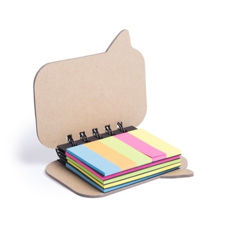 Bloc Notes Éco-responsable et Pratique Personnalisé Lazza Matières : carton recyclé marquage laser ultra précis