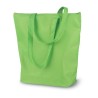 Sac isotherme pliable personnalisé PLICOOL - Idéal pour vos courses pas cher Matières : PET Couleurs : vert citron impression lo